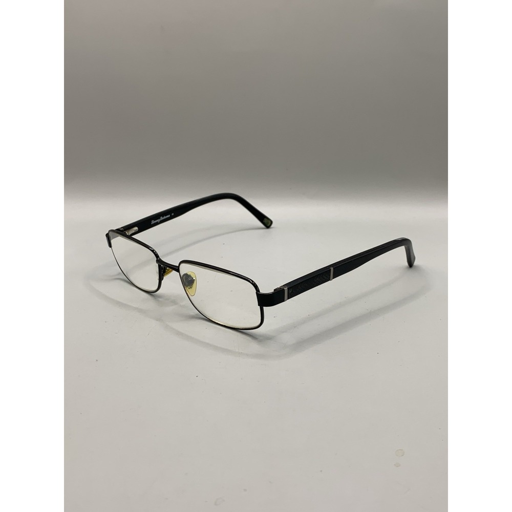 Tommy Bahama Eyeglasses TB3034 52-17-140 Black Rectangle Full Rim Frame Only